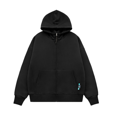 یونیسکس سفارشی ۳۵۰ گرمی Sublimation Hoodies خالی پاف چاپ Zip Up Hoodie
