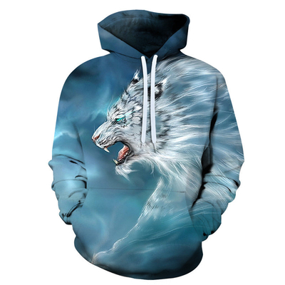 لباس انیمه BSCI Cosplay Hoodies کامل Sublimated Hoodies چاپ حیوانات Hoodie بزرگ